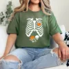 Women Skeleton Pregnancy Announcement Mom Halloween T-Shirt - Unisex, Gift for Halloween Day,  Gift for Mama