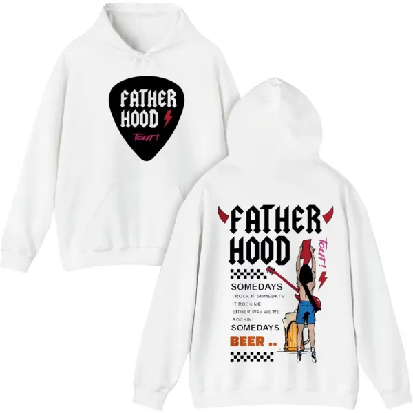 1-2-1.webp Dad, Some Days Rock It Hoodie, Some Day It Rocks Me, Either Way We're Rockin', Fatherhood Hoodie