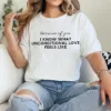 1-2-12.webp Because of You I Know What Unconditional Love Feels Like Shirt – Meaningful Mom Tee, Emotional Mother's Day Gift, Family Love Quote T-Shirt