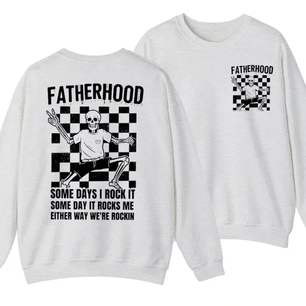 1-2-3.webp Dad Fatherhood Tour Shirt, Gift For Dad, Fatherhood Sweatshirt, Father's Day, Gift For Father, Some Days I Rock It Shirt, Rock Dad Sweater