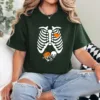 Women Skeleton Pregnancy Announcement Mom Halloween T-Shirt - Unisex, Gift for Halloween Day,  Gift for Mama