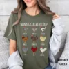 Personalized Nana Shirt - Custom Chicken T-Shirt with Grandkids' Names - Personalized Grandma & Nana Gift
