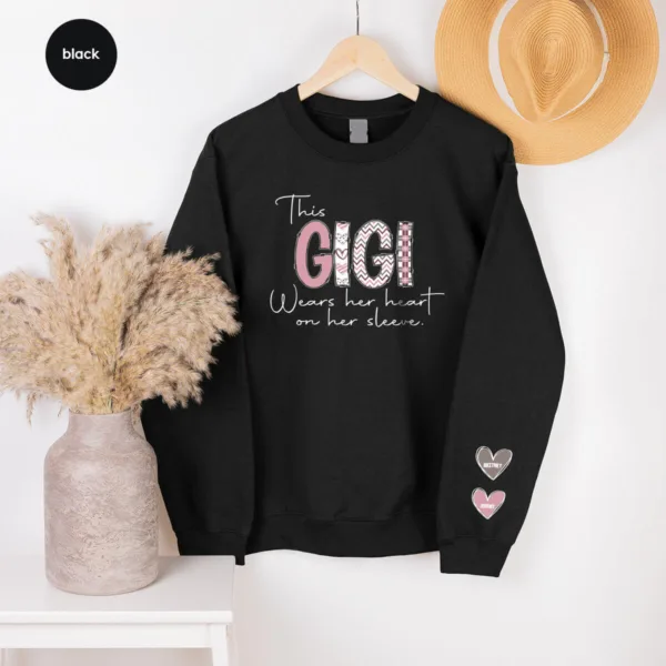 1-23.jpeg Custom Gigi Sweatshirt, Personalized Gigi Gift, Custom Grandma Sweatshirt, Valentine's Day Gifts, Mother's Day Grandma Gift
