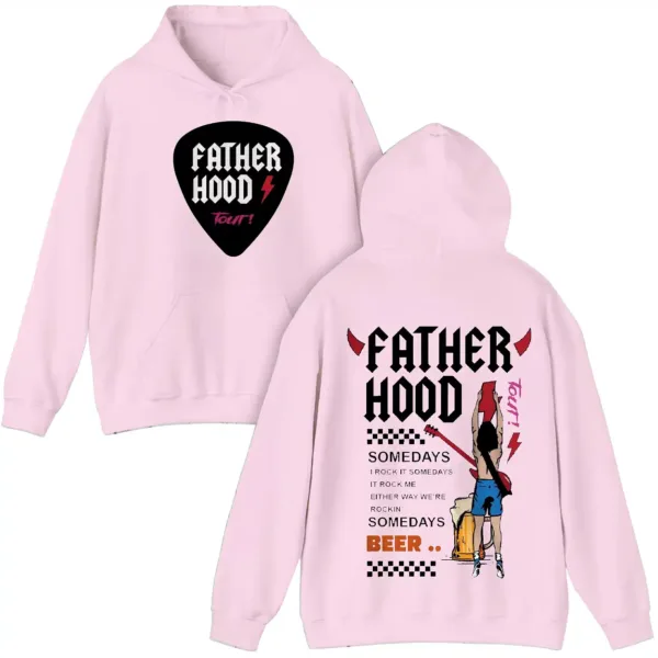 1-3-1.webp Dad, Some Days Rock It Hoodie, Some Day It Rocks Me, Either Way We're Rockin', Fatherhood Hoodie