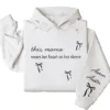This Mama Wears Her Heart on Her Sleeve Hoodie – Custom Hoodie with Kids’ Names, Personalized Mother’s Day Gift for Mama