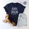Gigi is My Name, Spoiling is My Game Shirt - Personalized Gigi Grandma Gift - Best Gigi Shirt