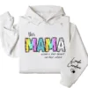 11-2-6.webp This Mama Wears Her Heart on Her Sleeve Hoodie – Cute Mom Hoodie – Mother's Day Gift, Custom Kids' Names Shirt