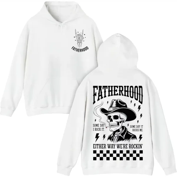 This Some Day I Rock It Skeleton Hoodie, Brings Humor And Style To Every Rocker Dad’s Wardrobe – Perfect For Father’s Day