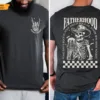 Fatherhood Beer T-Shirt, Skeleton Cool Dad Club Tee, Western Cowboy Dad, Father's Day Shirt, Funny First Time Dad Gift, New Dad