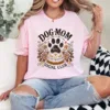 12-3-8.webp Dog Mom Social Club T-Shirt – Floral Dog Lover Shirt for Women, Cute Gift for Dog Owners, Life Is Better with a Dog Tee, Fur Mama Outfit