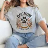12-4-7.webp Dog Mom Social Club T-Shirt – Floral Dog Lover Shirt for Women, Cute Gift for Dog Owners, Life Is Better with a Dog Tee, Fur Mama Outfit