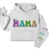 12-6.webp This Mama Wears Her Heart on Her Sleeve Hoodie – Custom Hoodie with Kids’ Names, Personalized Mother’s Day Gift for Mom