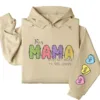 13-4-4.webp This Mama Wears Her Heart on Her Sleeve Hoodie – Custom Hoodie with Kids’ Names, Personalized Mother’s Day Gift for Mama