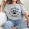 13-4-5.webp Dog Mom Social Club T-Shirt – Floral Dog Paw Shirt for Pet Lovers, Gift for Dog Owners, Cute Dog Lover Tee, Fur Mama Graphic Top