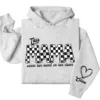 This Mama Wears Her Heart on Her Sleeve Hoodie – Custom Hoodie with Kids’ Names, Personalized Mother’s Day Gift for Mama