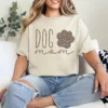 14-1-8.webp Dog Mom T-Shirt with Sleeve Name – Dog Lover Gift, Pet Owner Shirt for Women, Cute Fur Mama Tee, Mother's Day Outfit