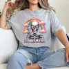 Spooky Mama Rainbow Skeleton Halloween Peace Sign T-Shirt - Unisex, Gift for Halloween Day,  Gift for Mama