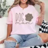 14-3-8.webp Dog Mom T-Shirt with Sleeve Name – Dog Lover Gift, Pet Owner Shirt for Women, Cute Fur Mama Tee, Mother's Day Outfit