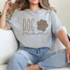 14-4-7.webp Dog Mom T-Shirt with Sleeve Name – Dog Lover Gift, Pet Owner Shirt for Women, Cute Fur Mama Tee, Mother's Day Outfit