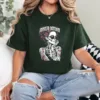 16-2-7.webp Inked Mama Messy Bun Gothic Cute Skeleton Tattoo Mom Ink T-Shirt (3)- Unisex, Gift for Halloween Day, Gift for Mama