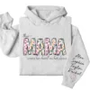 This Mama Wears Her Heart on Her Sleeve Hoodie – Custom Hoodie with Kids’ Names, Personalized Mother’s Day Gift for Mama