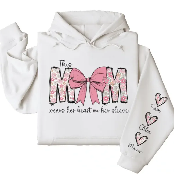 17-3-5.webp This Mom Wears Her Heart on Her Sleeve Hoodie – Custom Mama Shirt with Kids’ Names, Personalized Mother’s Day Gift, Cute Sweatshirt for Mom