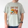 Funny Dad Tax T-Shirt – Hilarious Father’s Day Gift for Dad and Grandpa – Perfect for Snack Stealers, Big Laughs & Classic Dad Jokes