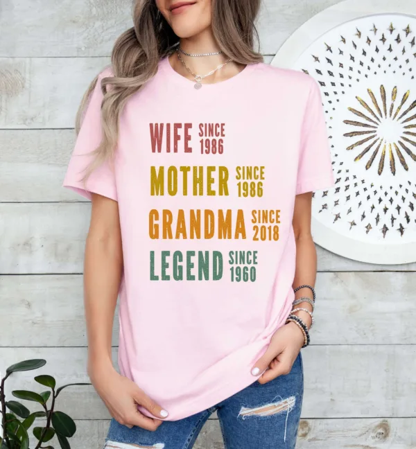 2-16-scaled-1.jpeg Personalized Mom Grandma Shirt - Mother's Day Shirt - Wife, Mother, Grandma Legend - Custom Dates - Funny Birthday Gift for Women
