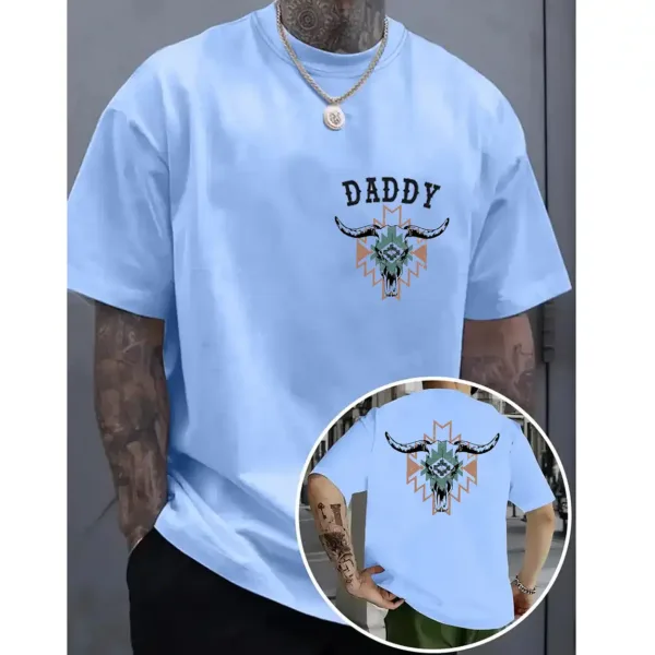 Aztec Boho Bull Skull T-Shirt – Women’s Country Cowgirl Tee – Western Rodeo Graphic, Wallen-Inspired Style, Perfect Cow Skull Shirt