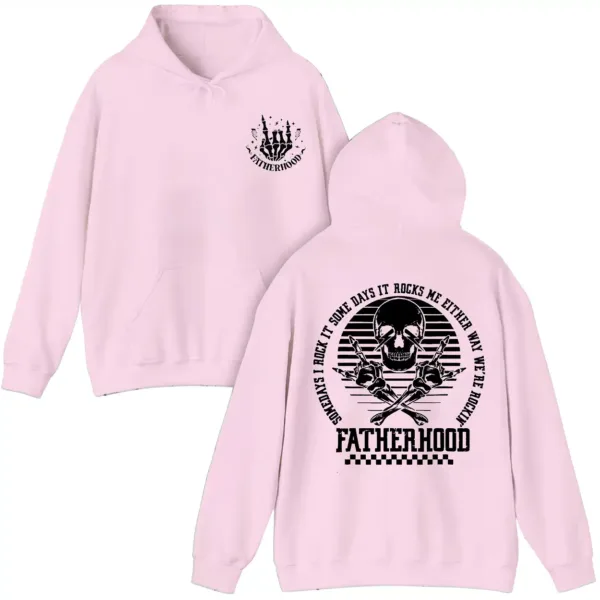 Fatherhood Hoodie, Some Days I Rock It, Either Way We're Rockin, Rocking Dad Hoodie, The Best Father's Day Gift
