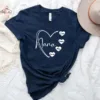 2-3-scaled-1.jpeg Custom Nana Heart Shirt with Kids' Names - Personalized Grandma Tee - Nana Gift for New or Cool Grandmas