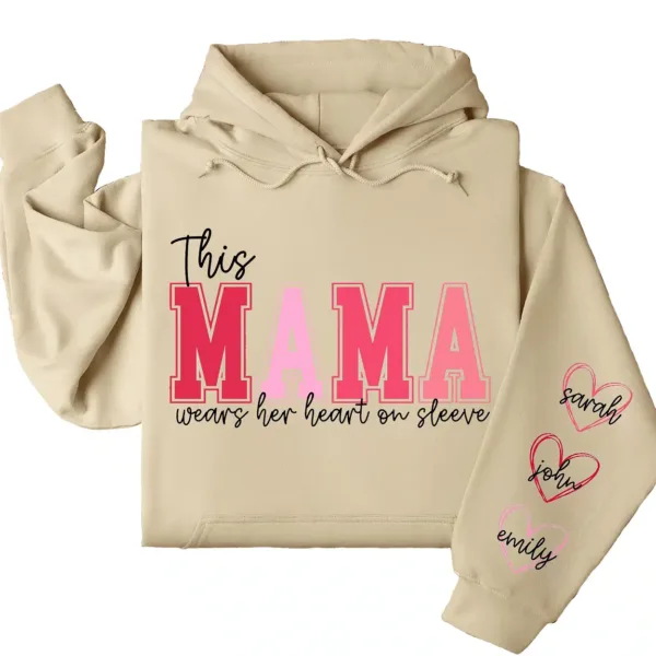 2-4-10.webp This Mama Wears Her Heart on Her Sleeve Hoodie – Custom Hoodie with Kids’ Names, Personalized Mother’s Day Gift for Mama