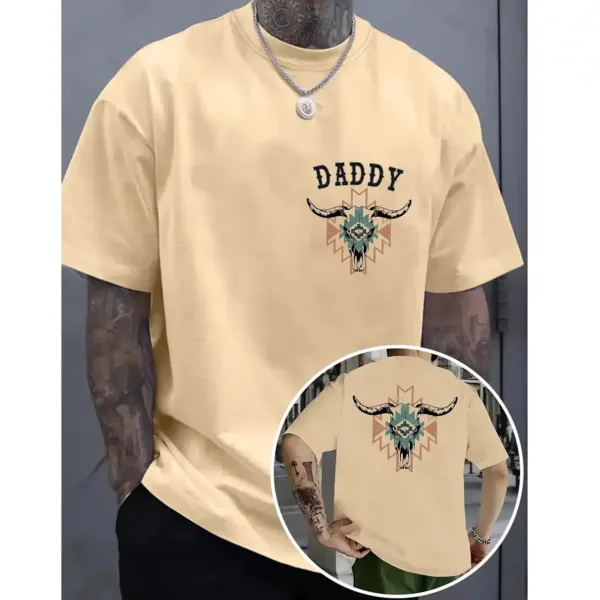 Aztec Boho Bull Skull T-Shirt – Women’s Country Cowgirl Tee – Western Rodeo Graphic, Wallen-Inspired Style, Perfect Cow Skull Shirt