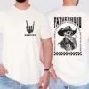 21-1-3.webp Fatherhood T-Shirt, Funny Skeleton Dad, Sometimes I Rock It Sometimes It Rocks Me Tee, Cowboy Dad Shirt, Gift For Dad