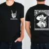 21-4-1.webp Fatherhood T-Shirt, Funny Skeleton Dad, Sometimes I Rock It Sometimes It Rocks Me Tee, Cowboy Dad Shirt, Gift For Dad