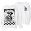 Fatherhood Beer Sweatshirt, Skeleton Cool Dad Club Shirt, Western Cowboy Dad, Father's Day, Funny First Time Dad Gift, New Dad