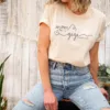 3-11.jpeg Mom Est Gigi Est Custom Shirt - Pregnancy Announcement Gift - Gigi T-Shirt - New Grandma Shirt - Pregnancy Reveal Gift for Mother's Day