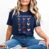 Personalized Nana Shirt - Custom Chicken T-Shirt with Grandkids' Names - Personalized Grandma & Nana Gift