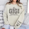 3-15.jpeg Custom Gigi Sweatshirt, Custom Grandma Gift, This Gigi Wears Her Heart On Her Sleeve Sweater, With Kids' Names On Sleeve, Gigi Gift on Mother's Day