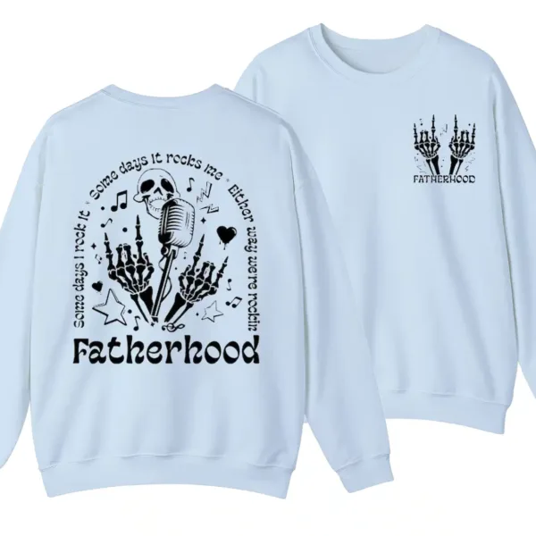 Fatherhood Sweatshirt, Some Days I Rock It Shirt, Papa Lighting Bold Sweater - Unisex, Gift For Father's Day