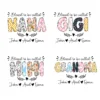 Personalized Grandma Shirt - Blessed to Be Called Nana with Kids' Art & Flower - Custom First Time Grandma T-Shirt