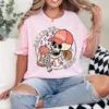 4-1-7.webp Ballpark Mama Mom Skull Funny Baseball Halloween T-Shirt - Unisex, Gift for Halloween Day, Gift for Mama