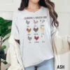 Personalized Nana Shirt - Custom Chicken T-Shirt with Grandkids' Names - Personalized Grandma & Nana Gift