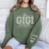 4-12.jpeg Custom Gigi Sweatshirt, Custom Grandma Gift, This Gigi Wears Her Heart On Her Sleeve Sweater, With Kids' Names On Sleeve, Gigi Gift on Mother's Day