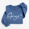 4-13.jpeg Personalized Gigi Est Sweatshirt, Mother's Day Gift, Grandma Sweatshirt, Gift for Grandmother, Nana Sweatshirt, Grammy Mimi Nonny Sweatshirt