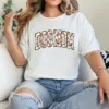 Checkered Dog Mom T-Shirt – Cute Fur Mama Gift for Mother’s Day, Dog Lover Apparel, Dog Mama Tee for Pet Moms