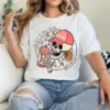 4-2-7.webp Ballpark Mama Mom Skull Funny Baseball Halloween T-Shirt - Unisex, Gift for Halloween Day, Gift for Mama