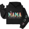 Personalized Mama Hoodie – Custom Mama  with Kids’ Names on Sleeve, Thoughtful Mother’s Day or Birthday Gift Idea