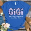 Custom Gigi Shirt with Grandkids Names - Personalized Grandma T-Shirt - Mother's Day Gift for Gigi, Nana, or Mimi