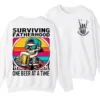 4-3-2.webp Fatherhood Sweatshirt, Funny Skeleton Dad Shirt, First Time Dad, Retro Fathers Day Gift, Gift for Husband, Full Sizes